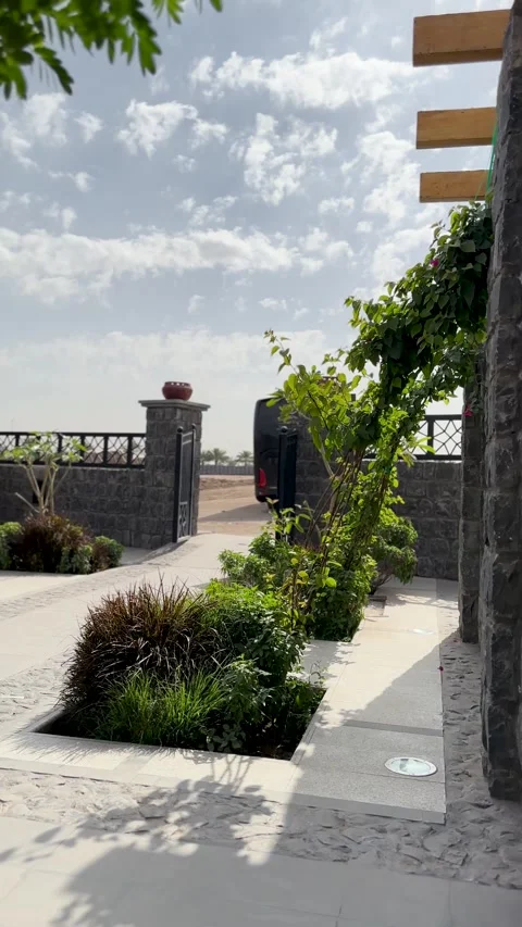 Stone Architecture and Courtyard of Masjid Bani Anif 動画素材 340301545