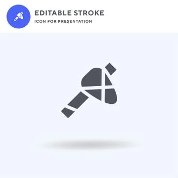 Stone Axe icon vector, filled flat sign, solid pictogram isolated on white, logo イラスト素材