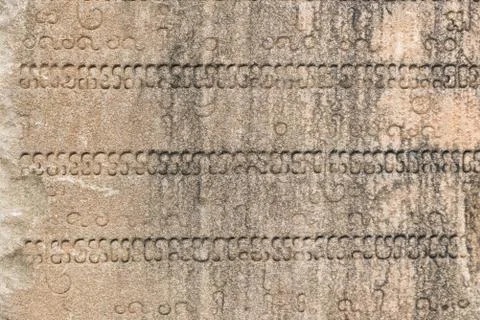 Stone background with inscriptions 写真素材