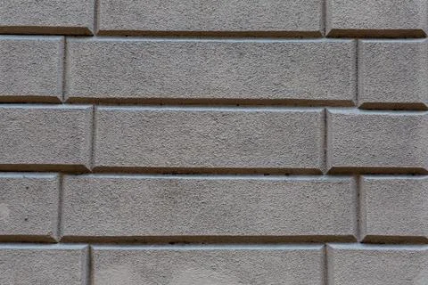 Stone background of rectangular blocks of gray cobblestone Foto stock