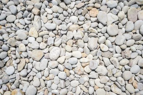 Stone background , stone floor texture. Stones on a beach. Foto stock