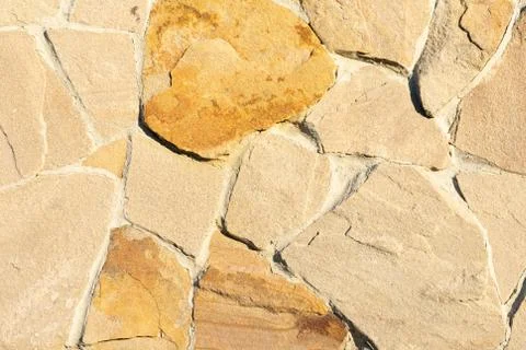 Stone background. Wall of stone. Side view Foto stock