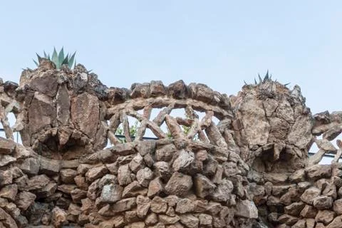 Stone balcony Stock Photos