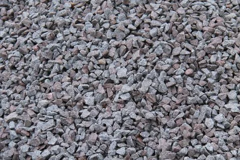Stone Ballast Chips. Stock Photos