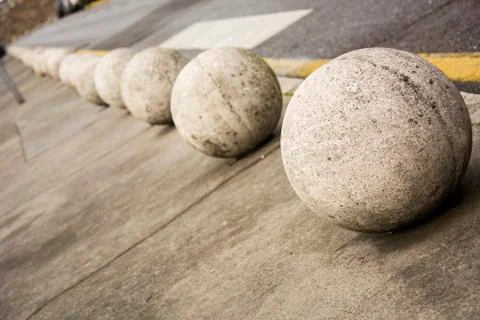 Stone balls 5 Stock Photos