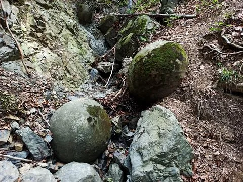 Stone balls Stock Photos