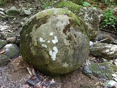 Stone balls Stock Photos