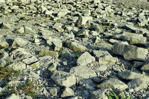 Stone beach mannheim germany Stock-Fotos
