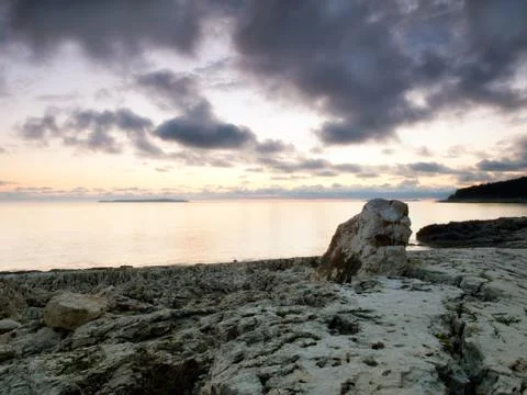 Stone beach Stock Photos