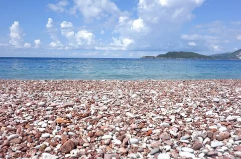 Stone beach Stock Photos