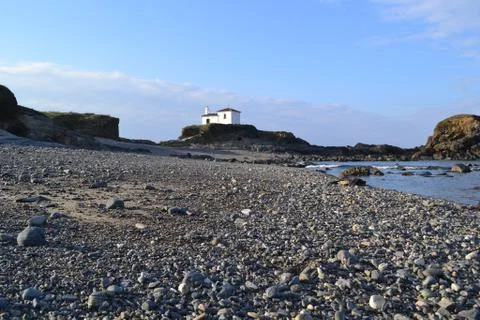 Stone beach Stock Photos