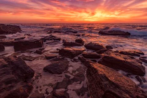 Stone beach Stock Photos