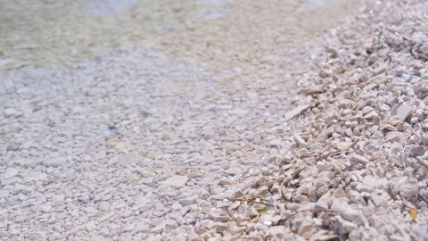 Stone beach waves Stock-Footage 137649671