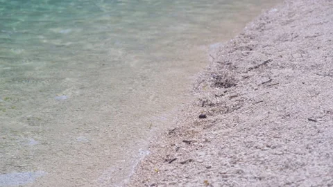 Stone beach waves Stock Footage