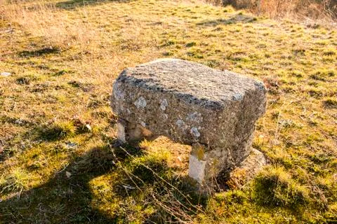 Stone bench Stock Photos