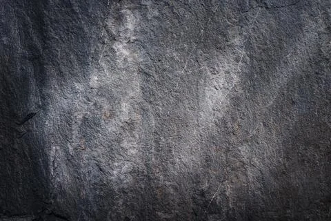 Stone black rock surface with light. Stock Photos