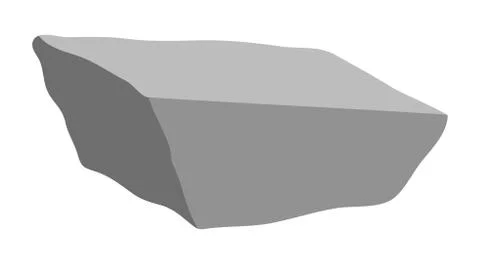 Stone block vector symbol icon design. Stock Illustration