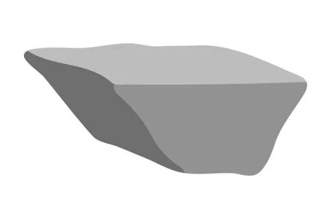 Stone block vector symbol icon design. Stock Illustration