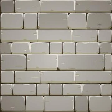 Stone Block Wall Stock Illustration