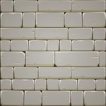 Stone Block Wall Stock Illustration