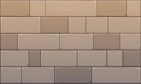 Stone Block Wall Stock-Illustration