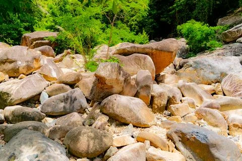 Stone blocks. Stock Photos