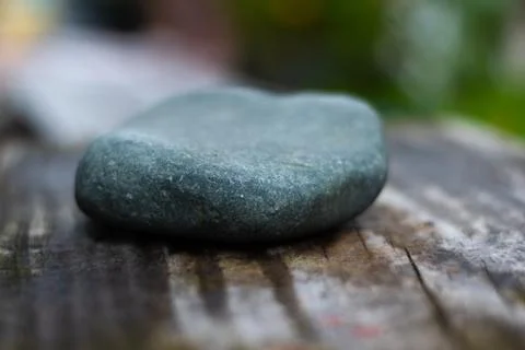 A stone in the board 库存照片