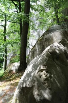 Stone boulder Stock Photos