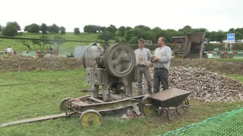Stone braking machine 01 Stock Footage 20466812