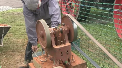 Stone braking machine 03 Stock Footage 20467327