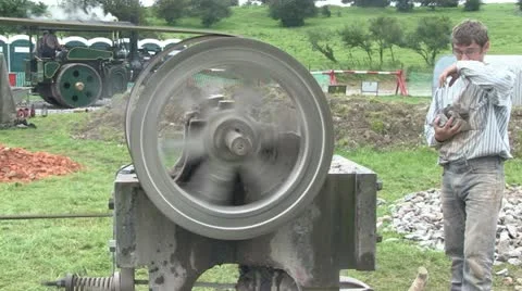 Stone braking machine 04 Stock Footage 20466576