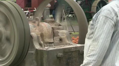 Stone braking machine 05 Stock Footage 20472748