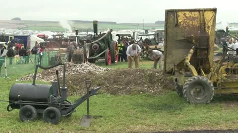 Stone braking machine 11 Stock Footage 20465845