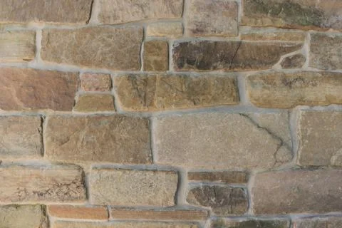 Stone brick wall background Stock Photos