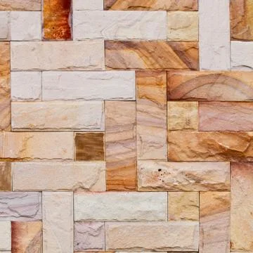 Stone brick wall Foto stock