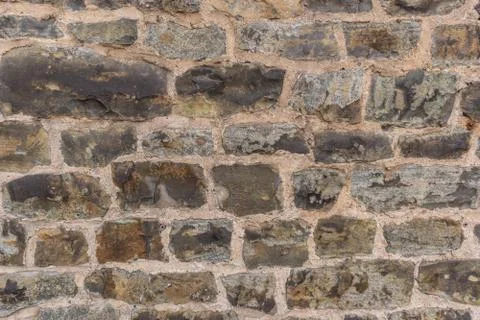Stone Brick Wall. Rustic Style Stock Photos