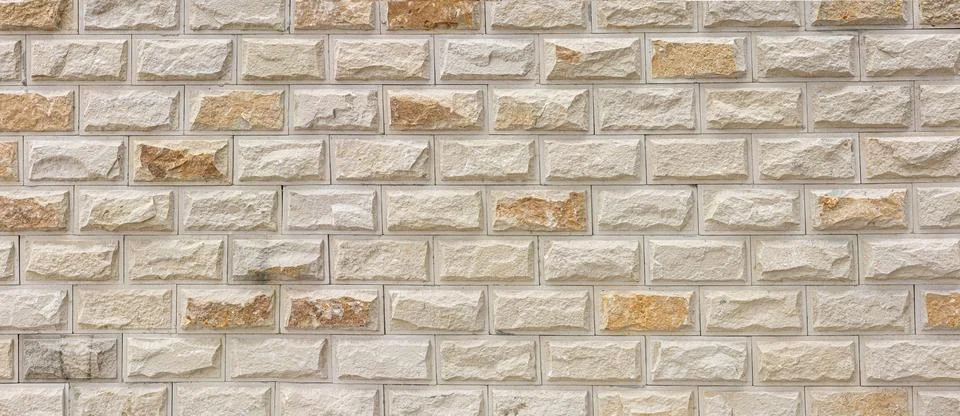 Stone brick wall texture creating a textured pattern 스톡 사진