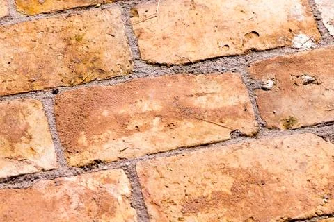 Stone bricks closeup Foto stock