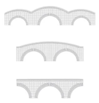 Stone bridge Stock Illustration