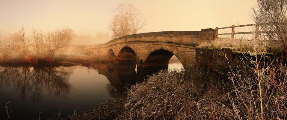 Stone bridge panoramic Stock Photos