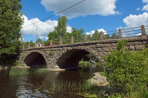 Stone bridge. Foto stock