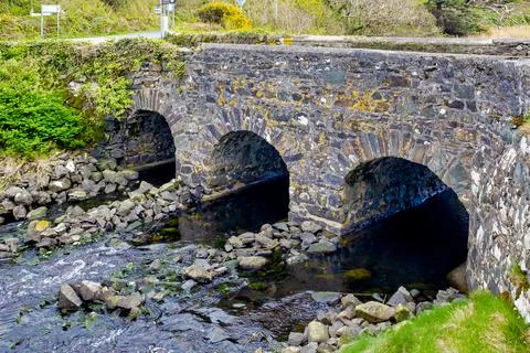 Stone bridge on the R341 Stock Photos