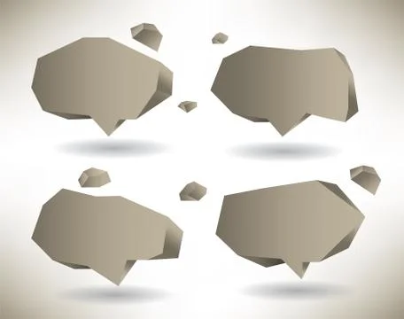 Stone bubbles Stock Illustration