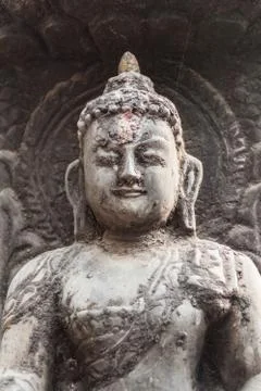 Stone Buddha Stock-Fotos