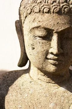 Stone buddha statue Stock Photos