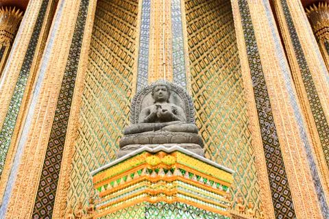 Stone Buddha statue Stock Photos