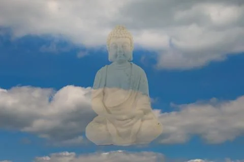 Stone Buddha statue Stock Photos