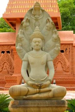 Stone Buddha statues. Stock-Fotos
