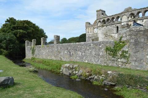Stone built ruins Stock Photos