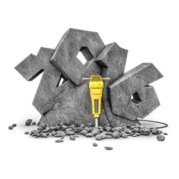 Stone carved 2016 Ilustração Stock